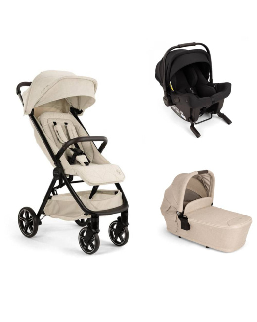 Poussette Trio Trvl lx + Siège auto Pipa Urbn + Nacelle Lytl BMW