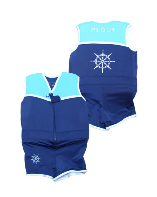 Maillot de bain flottant garçon : Sailor Junior Marine