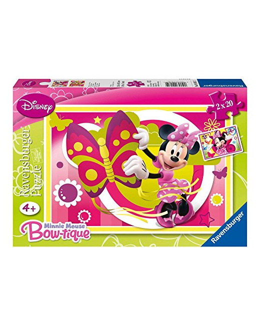 Puzzle - Une journée avec minnie - 2x20 pièces