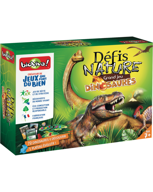 Jeu éducatif Le grand jeu Défis Nature Dinosaures