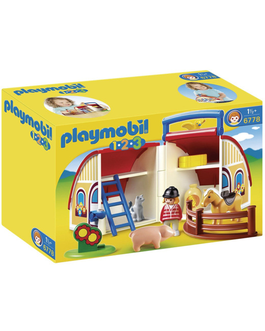 Playmobil 1.2.3 - Ferme transportable