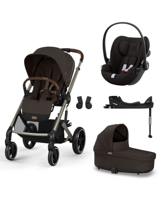Poussette Trio Balios s Lux 3 + Siège auto Cloud g i-Size + Nacelle + Base g