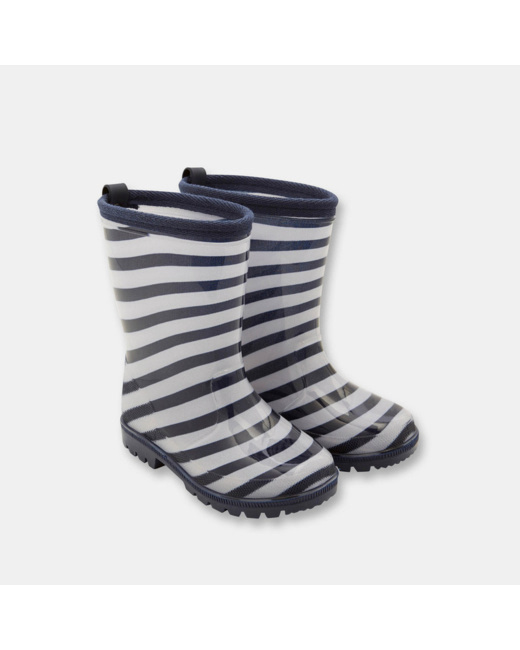 Bottes de pluie bleues garçon