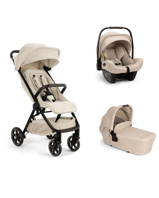 Poussette Trio Trvl lx + Siège auto Pipa Next + Nacelle Lytl BMW