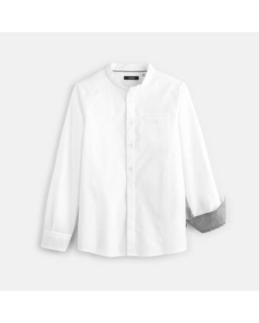 Chemise oxford blanche garçon