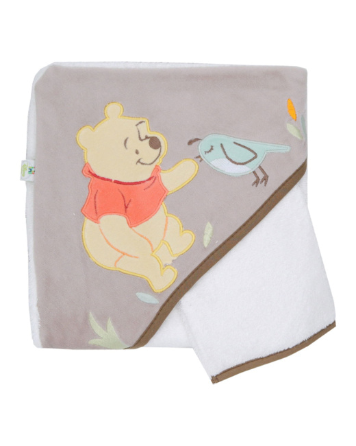 Cape de bain + gant de toilette Disney Winnie Whimsy