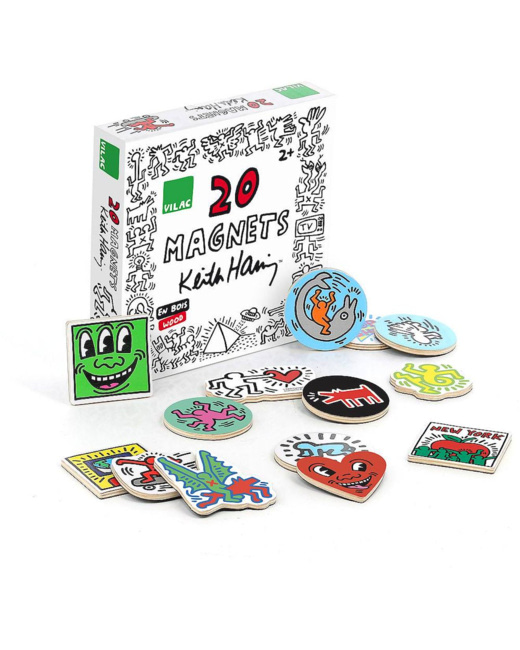 Coffret 20 magnets Keith Haring