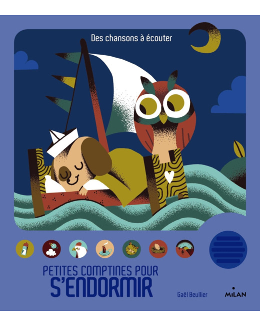 Livre sonore Petites comptines pour s'endormir