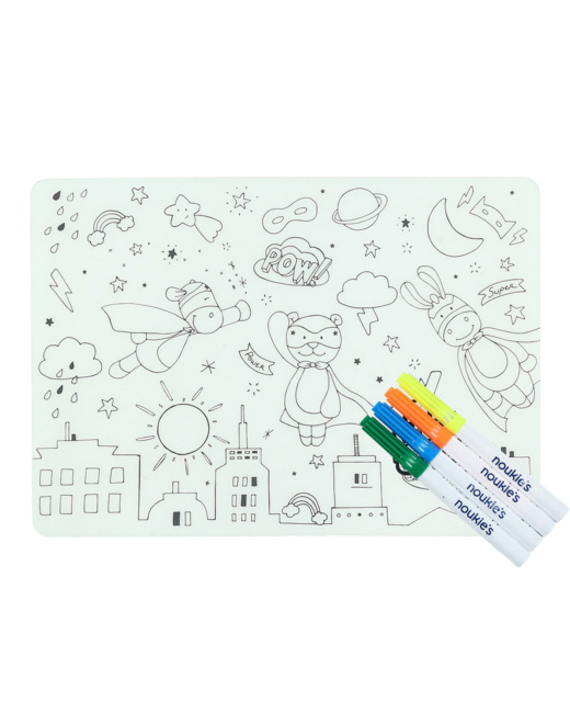 Set de table réutilisable avec feutres