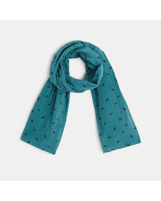 Chèche imprimé bleu garçon