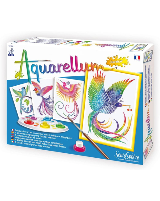 Aquarellum junior oiseaux de paradis
