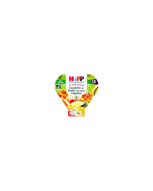 Cassolette de poulets aux petits légumes 260 g dès 15 mois