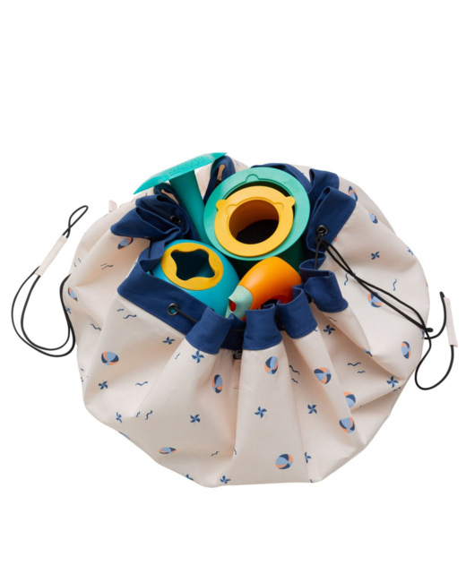 Grand sac à jouets d'extérieur - Tapis de jeu 2 en 1