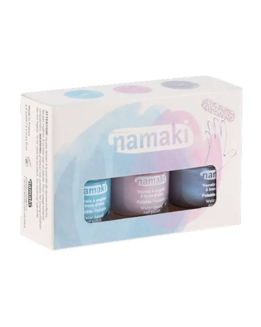 Coffret 3 vernis à ongle pelable