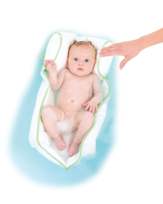 Baignoire bébé confortable, pratique et agréable en position foetale