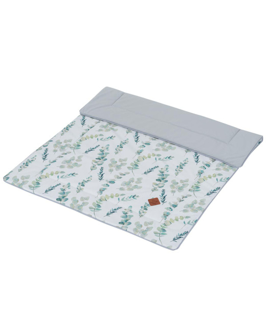 Couverture bébé réversible, Eucalyptus