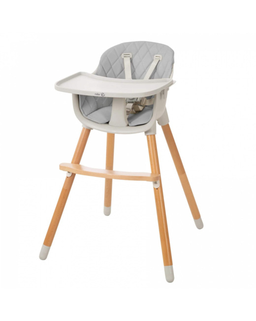 Chaise haute évolutive style up wood