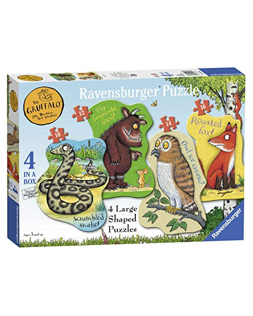 Puzzle - The Gruffalo - 4 puzzles - 10, 12, 14 et 16 pièces