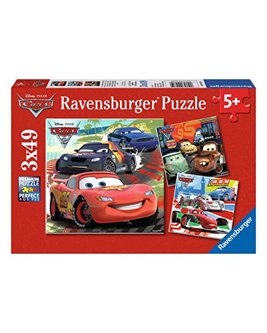 Puzzle - Cars 2 - 3x49 pièces