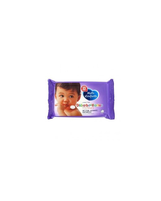 Lingettes débarbouillantes Mots d'enfants