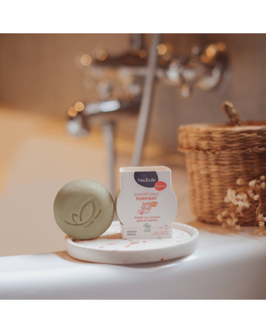 Shampoing solide purifiant