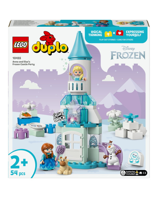 La fête d'Anna et Elsa au chateau de glace Duplo
