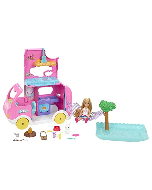 Barbie - Camping-car 2 en 1 de Cchelsea