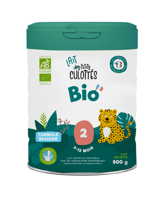 Lait de suite formule épaissie 2ème âge bio de 6 à 12 mois