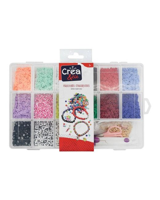 Coffret perles plates