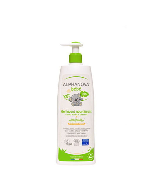 Gel lavant nourrissant corps visage cheveux