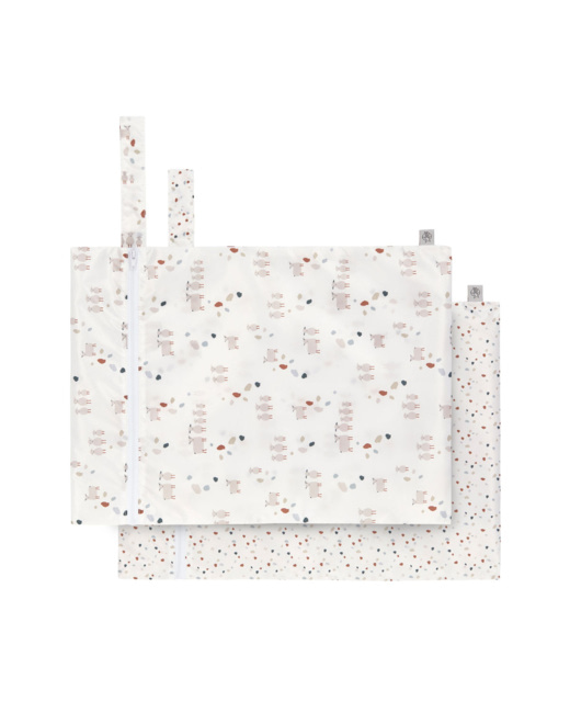 Lot de 2 pochettes de change