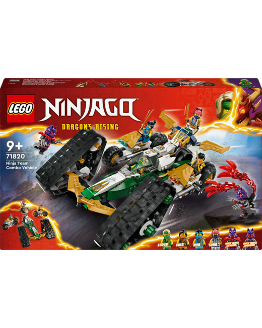 Le véhicule combiné de l’équipe des Ninjas Ninjago