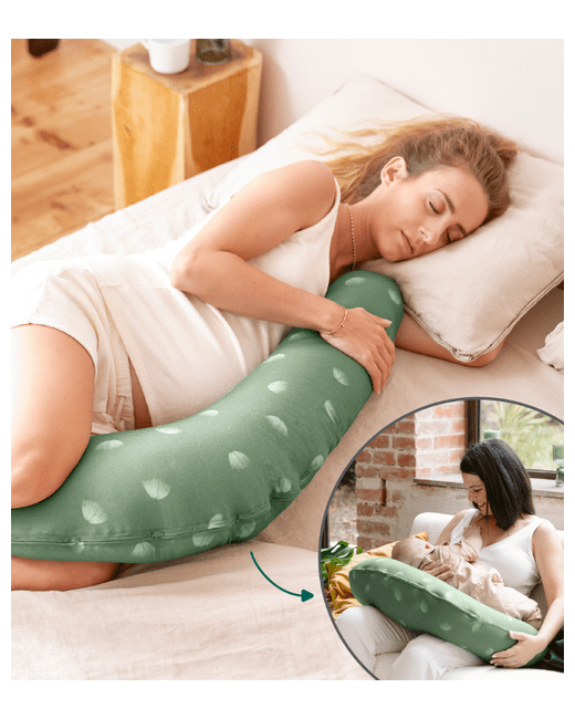 Coussin de grossesse & d'allaitement 2-en-1 Imparfait