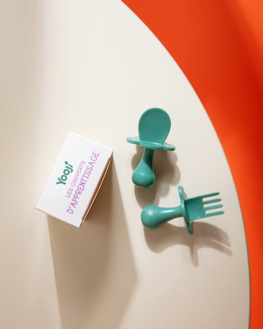 Couverts d'apprentissage bébé