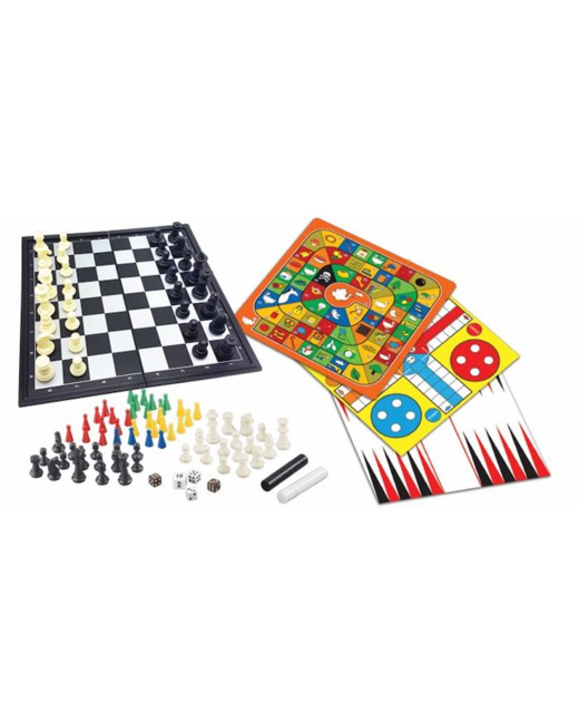 Jeux de société magnétiques coffret 8 jeux en 1