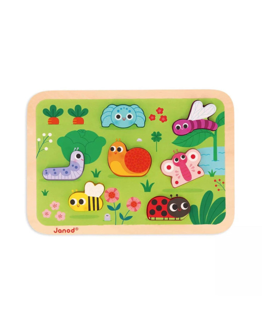 Chunky puzzle en bois Jardin