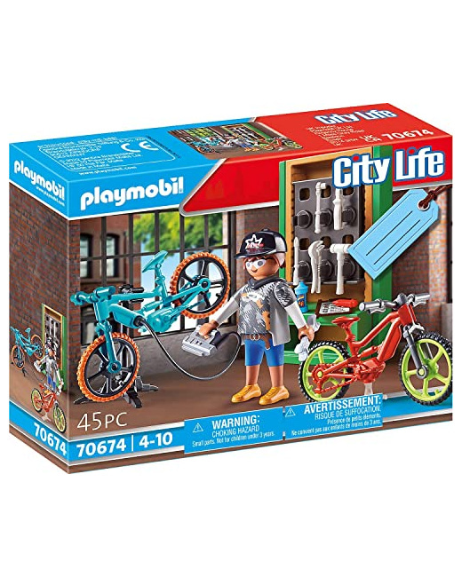 Playmobil City Life - Atelier réparation de vélos