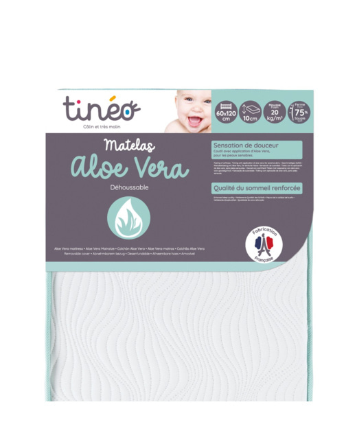Matelas bébé Aloe vera - 60x120cm