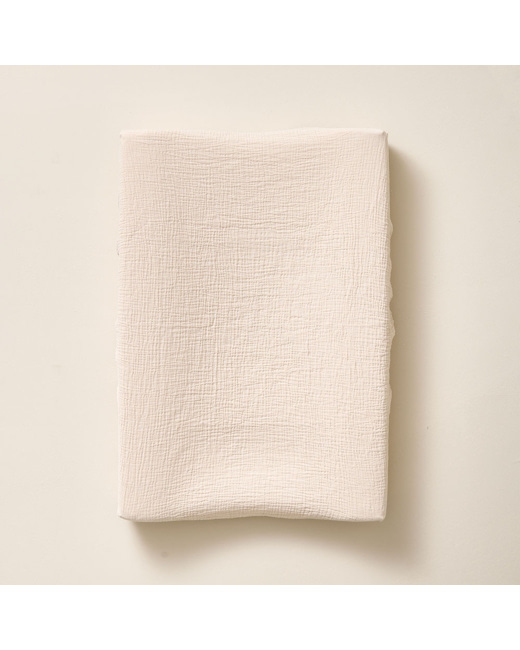 Housse de matelas à langer en gaze de coton biologique