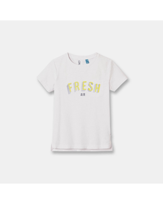 T-shirt à motif blanc garçon
