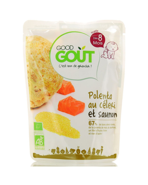 Polenta de Céleri au Saumon