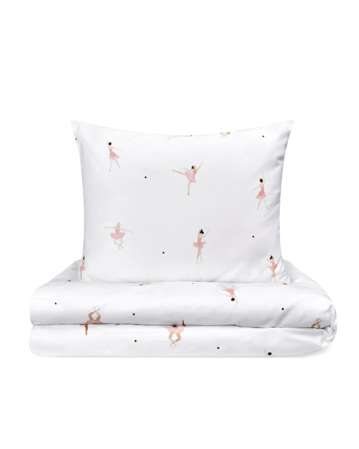 Housse de couette en satin de coton - Ballerines