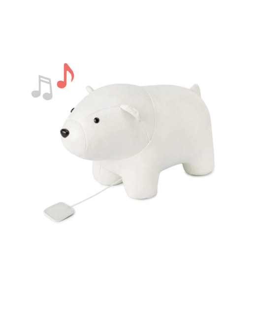Peluche musicale - Nathan l'Ours Blanc