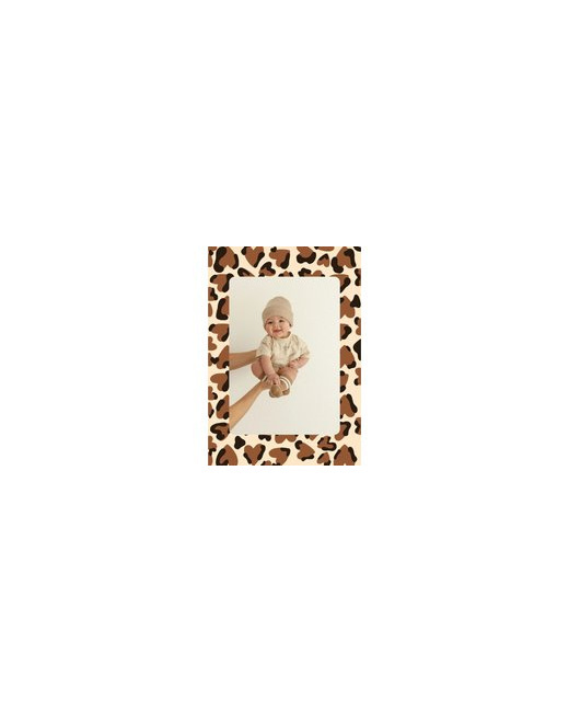 Faire-Part de Naissance Personnalisable - Motifs Léopard