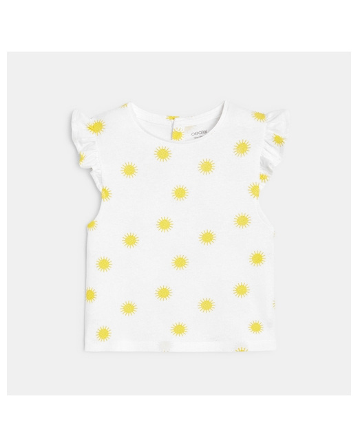 T-shirt imprimé soleil