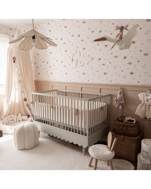 Papier peint enfant mini fleurs