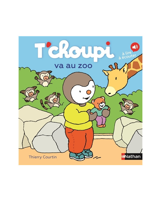 Livre T'choupi va au zoo
