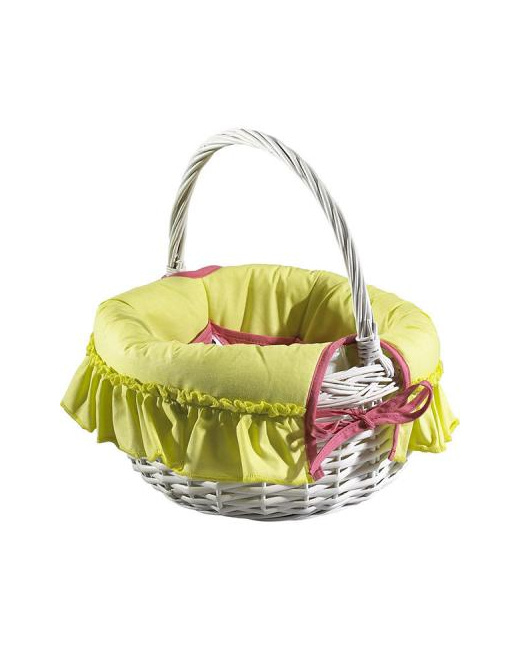 Corbeille de toilette osier
