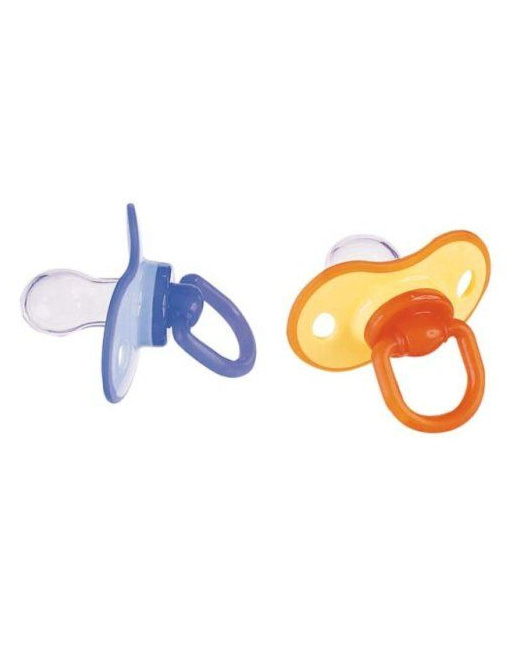 2 Sucettes physiologiques SMART NIGHT phosphorescentes 0-6m - Tigex