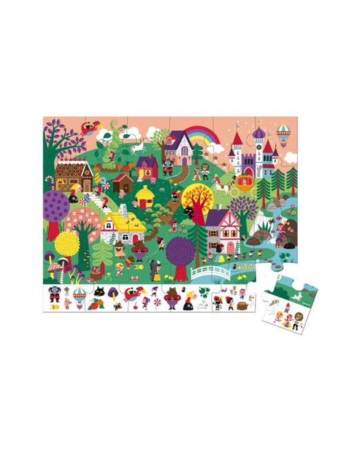 Puzzle observation les contes 24 pieces